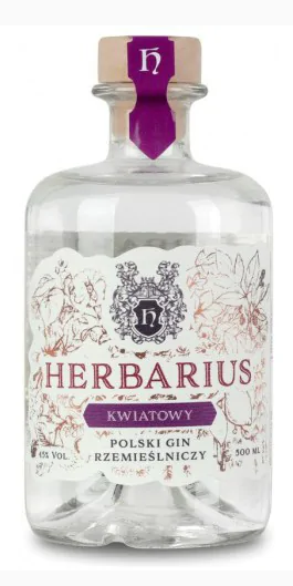 Gin destylowany Herbarius kwiatowy 0,5l