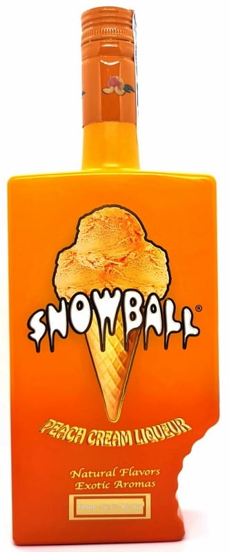Likier Snowball Peach 16,5%, 0,7 l