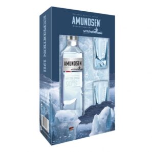 Wódka Amundsen 0,5l+2kieliszki karton