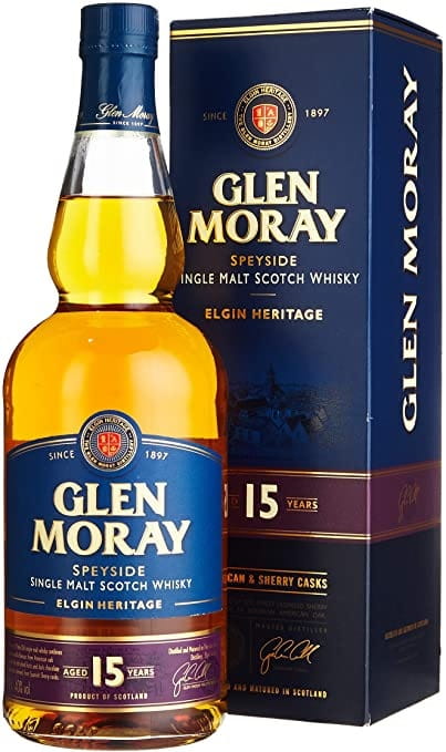 Whisky Glen Moray 15 YO 0,7l 40%