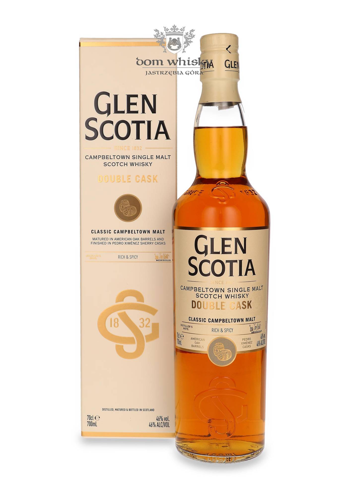 Whisky Glen Scotia Double cak single malt 0,7 k.